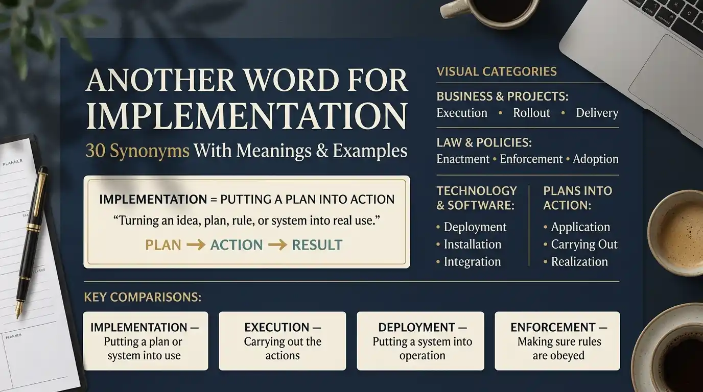 Another Word for Implementation