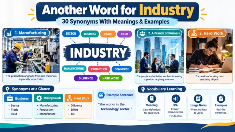 Another Word for Industry