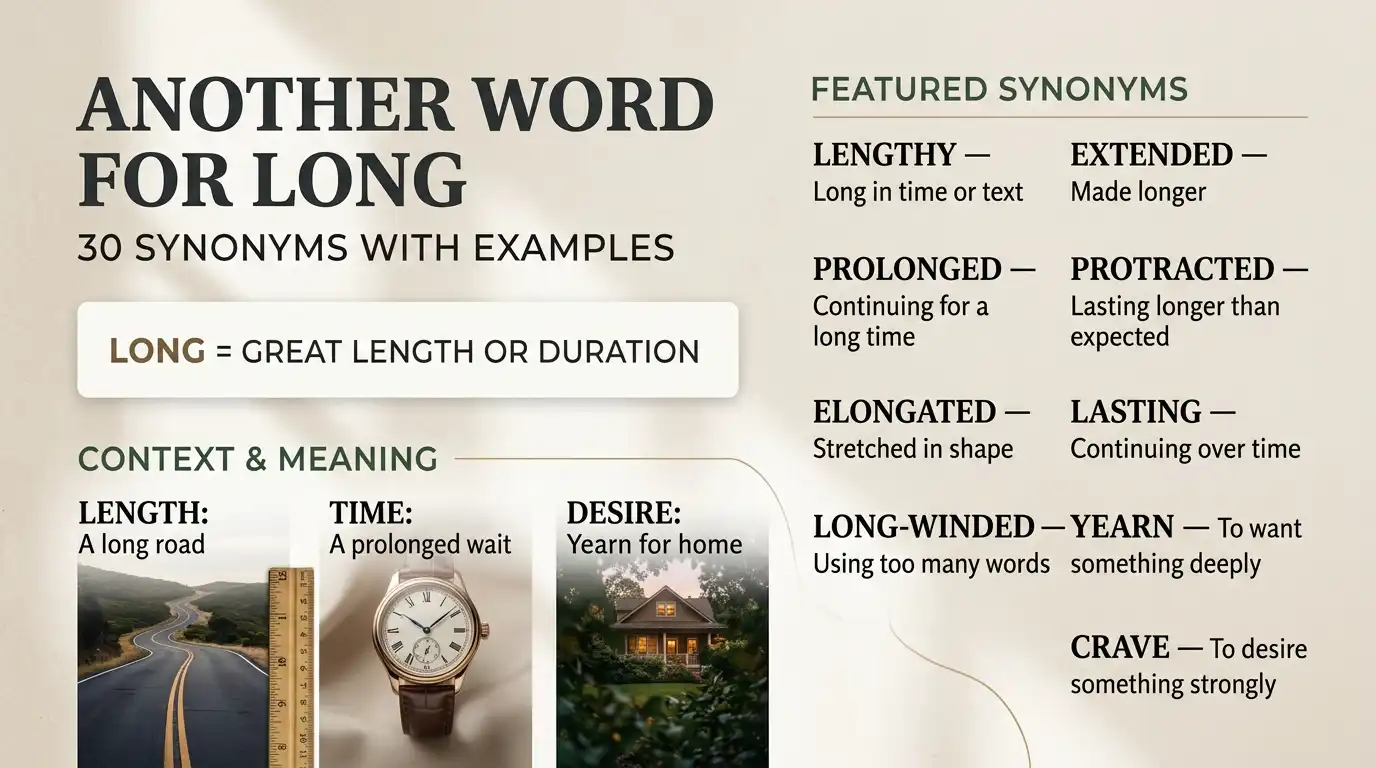 Another Word for Long