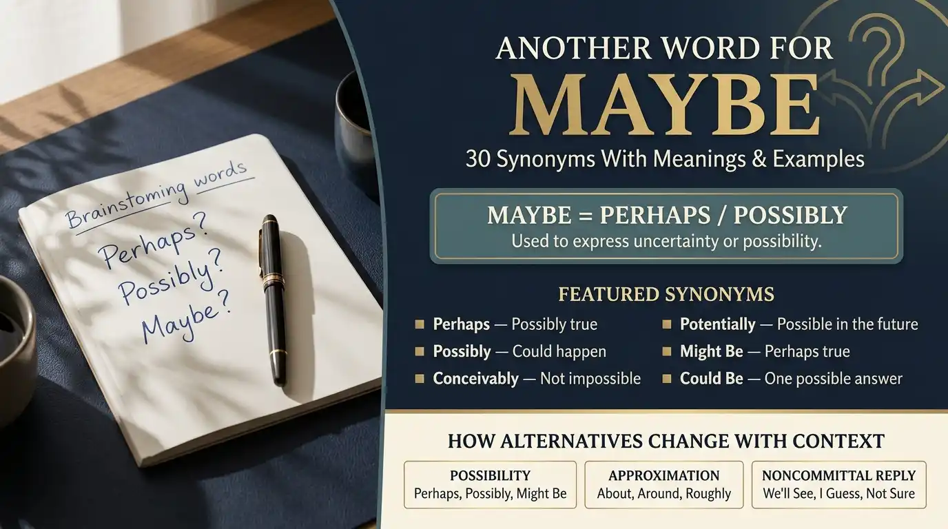 Another Word for Maybe