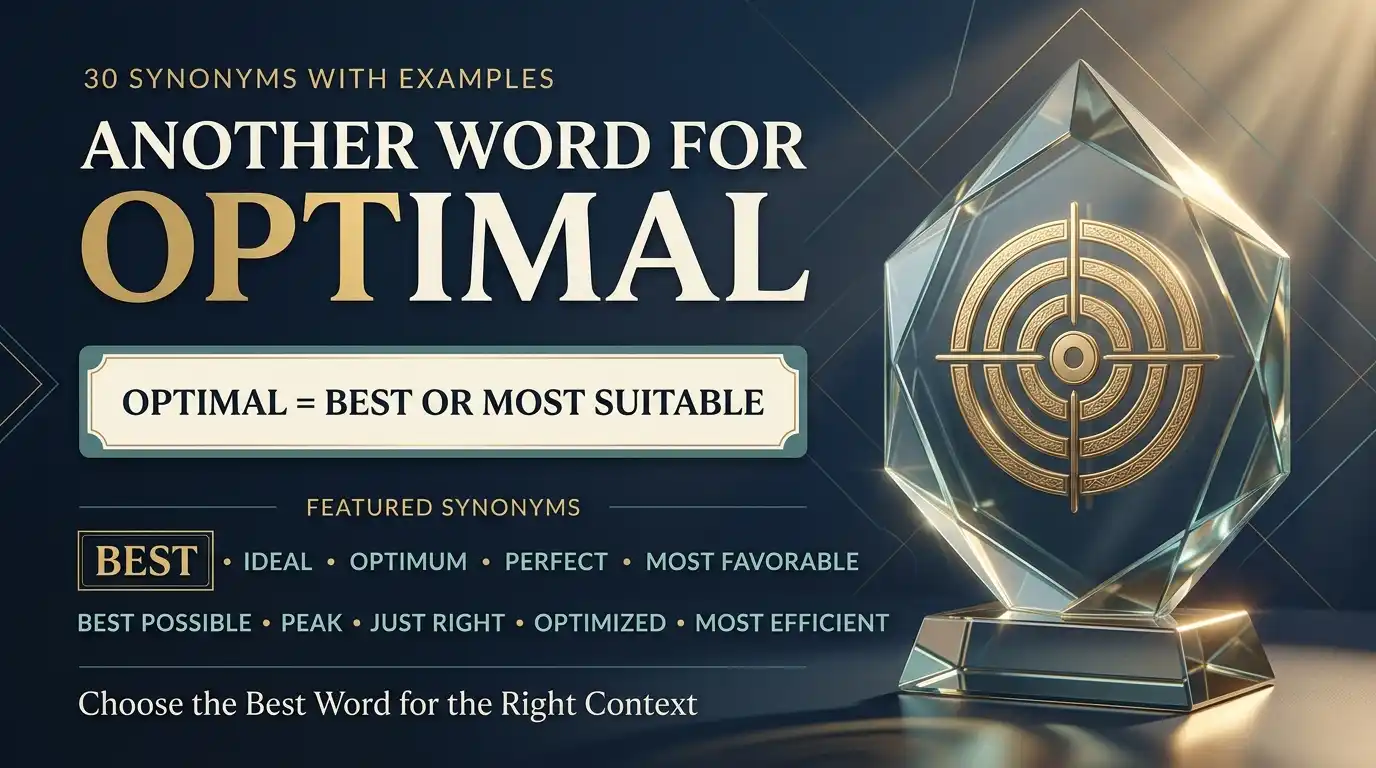 Another Word for Optimal