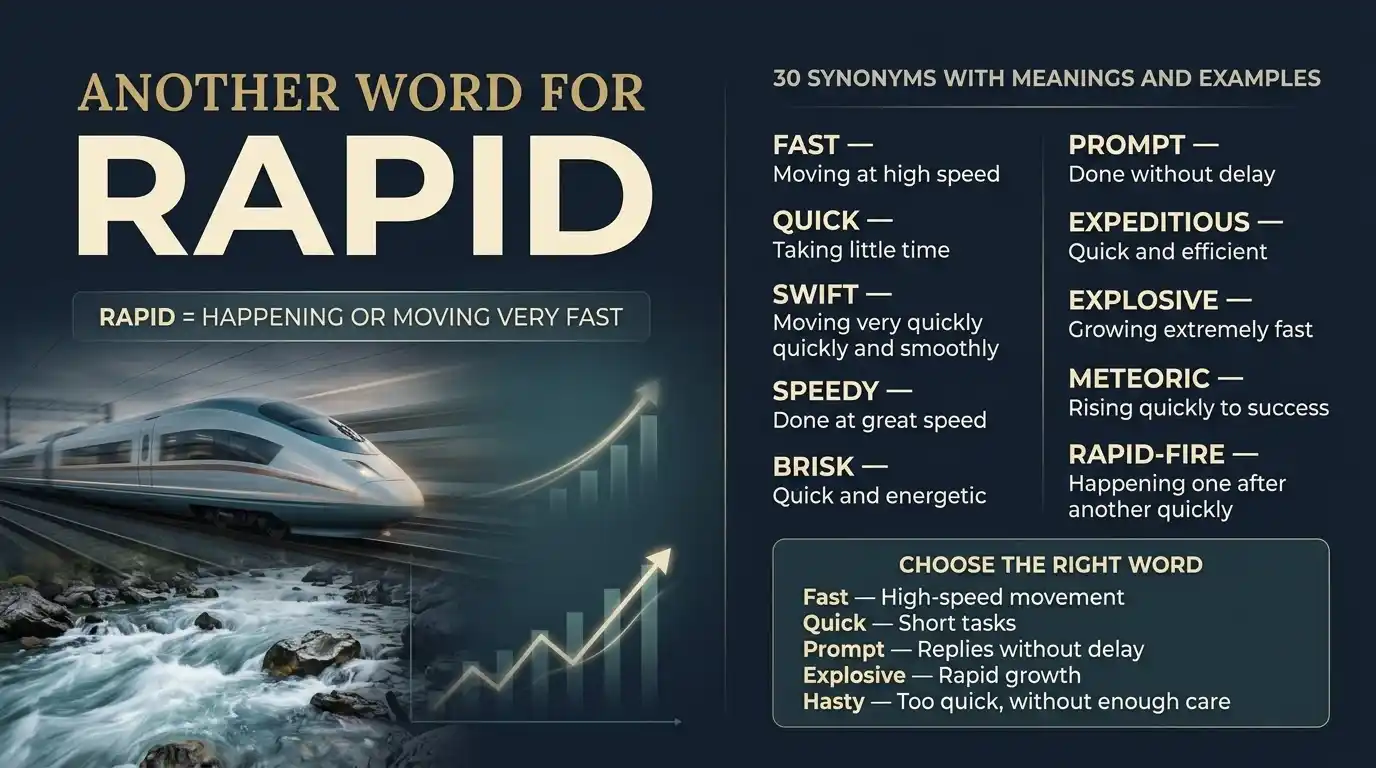 Another Word for Rapid