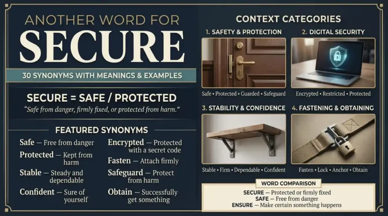 Another Word for Secure