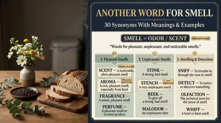 Another Word for Smell