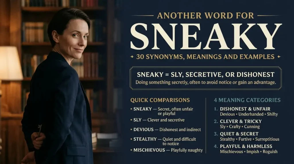 Another Word for Sneaky