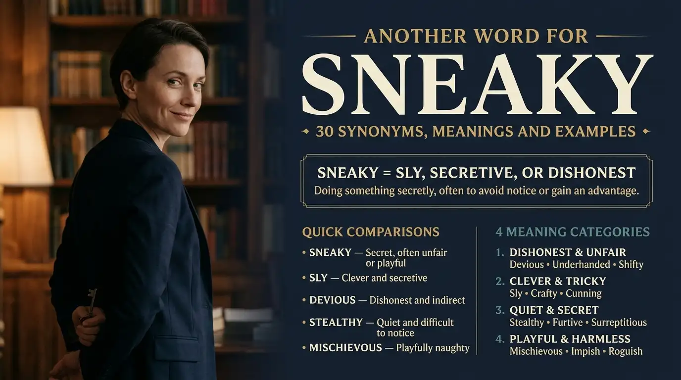 Another Word for Sneaky