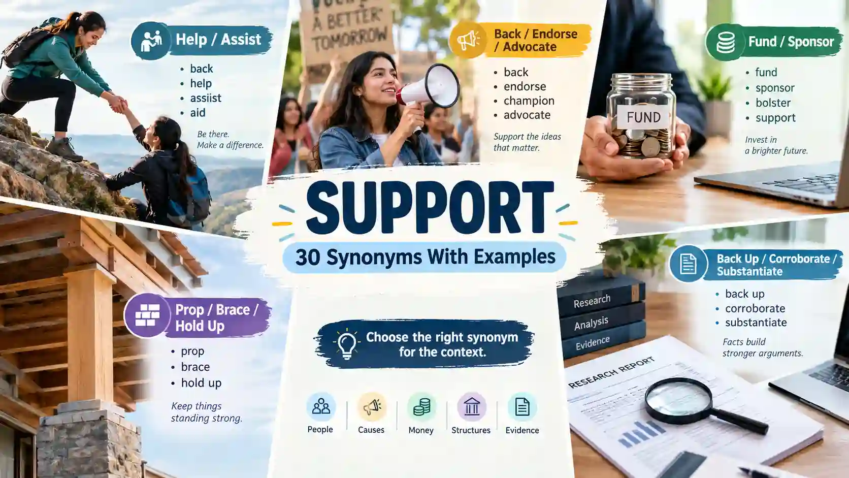 Another Word for Support