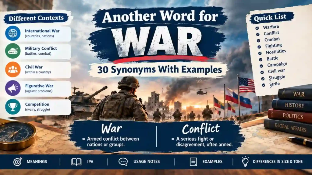 Another Word for War